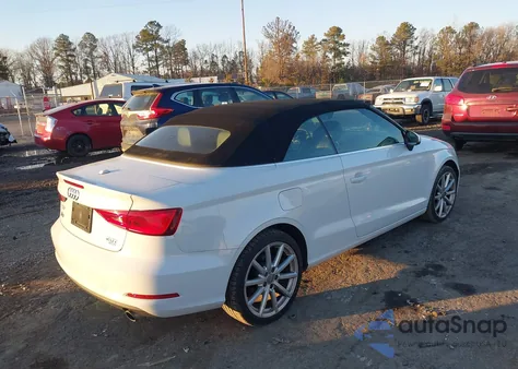 2015 Audi A3 2.0T Premium z USA, uszkodzony, nr VIN WAU7FLFF2F1060212